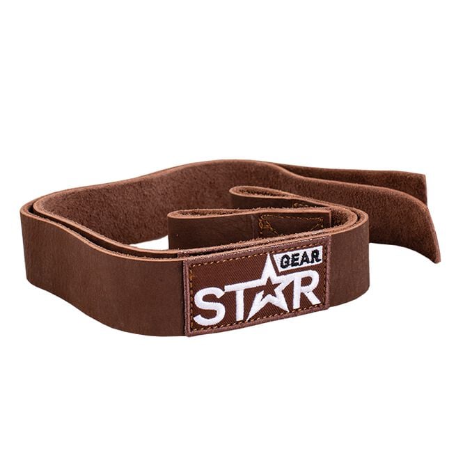 Star gear Lifting straps brown Star Gear Lifting Straps Läder