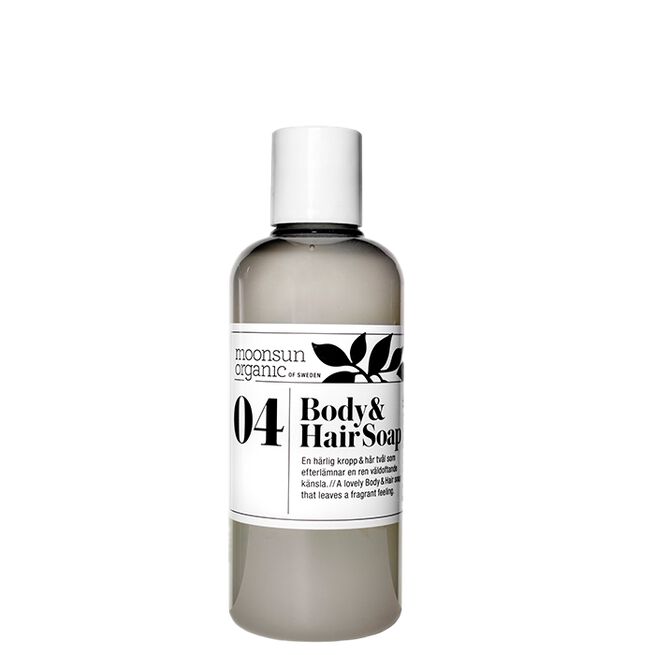 Moonsun Organic of Sweden Body & Hair Soap, 200 ml