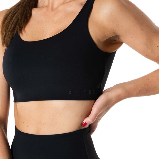 Relode Clean Top Medium Support, Black Clean Sport-BH Medium Support Svart