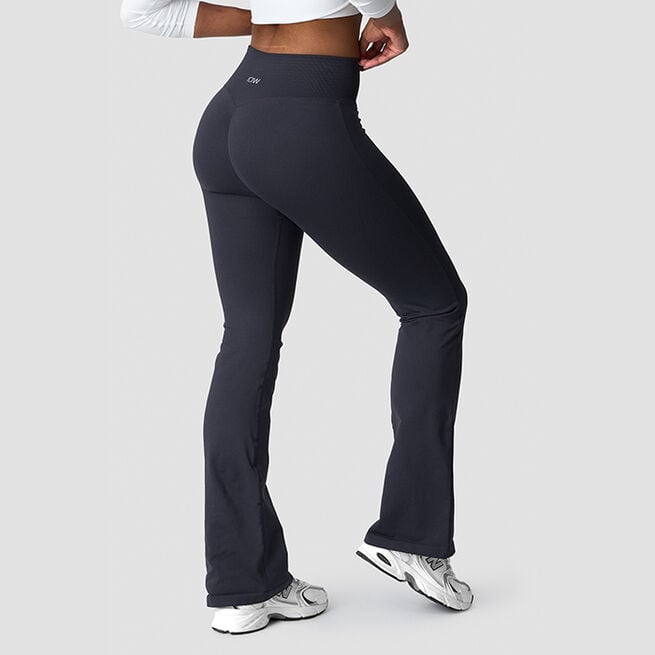 Define Seamless Flared Tights, Navy Define Seamless Tights Marinblå