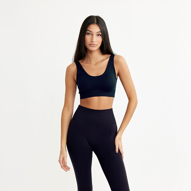 Flow Bra, Black, XS  Flow Sport-bh Svart