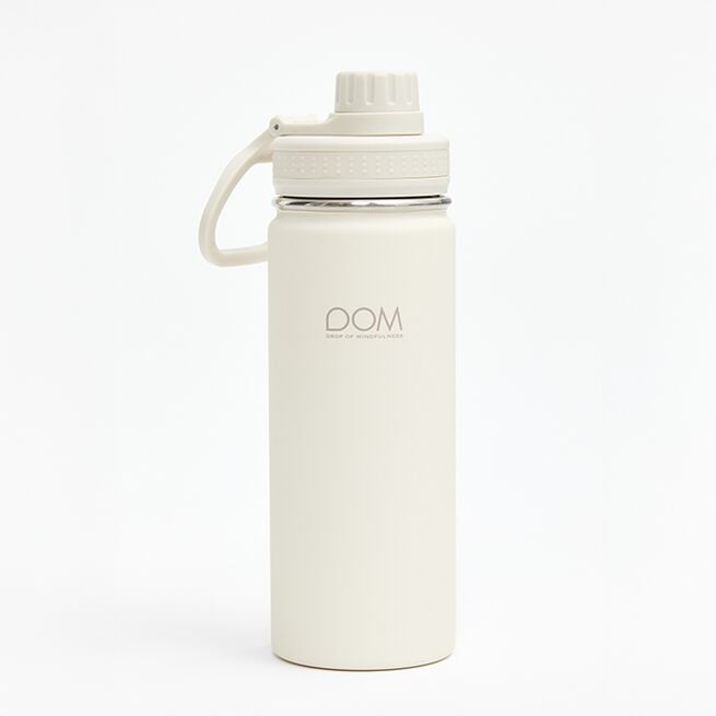 Water Bottle Sport, Cream White Vattenflaska Vit
