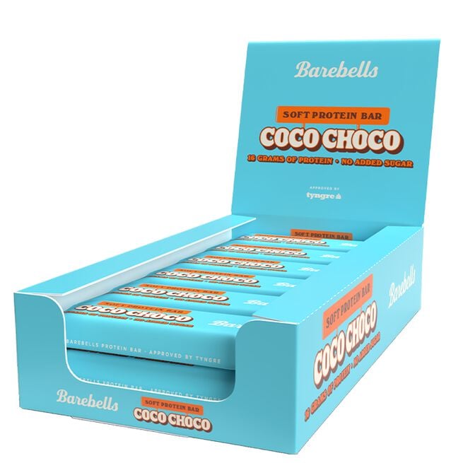 12 x Barebells Soft Bar, 55 g, Coco Choco 12 x Barebells Soft Proteinbar 55 g Coco Choco