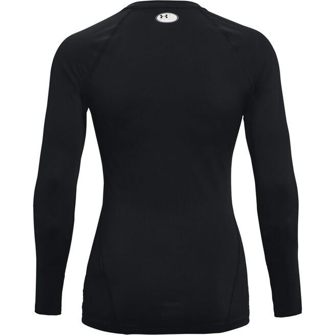HeatGear Authentics Comp LS, Black, L  HG Armour Comp Mock Träningströja Svart