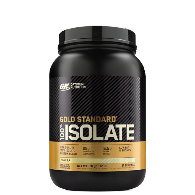 Gold Standard 100% Isolate, 930 g, Vanilla Gold Standard 100% Isolate Vassleproteinisolat 930 g Vanilla