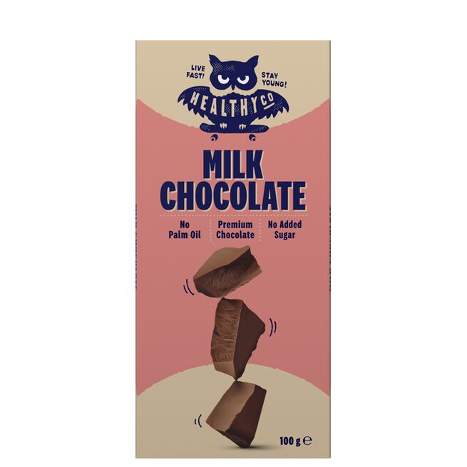 HealthyCo Milk Chocolate 100 g Chokladkaka 100 g Milk Chocolate