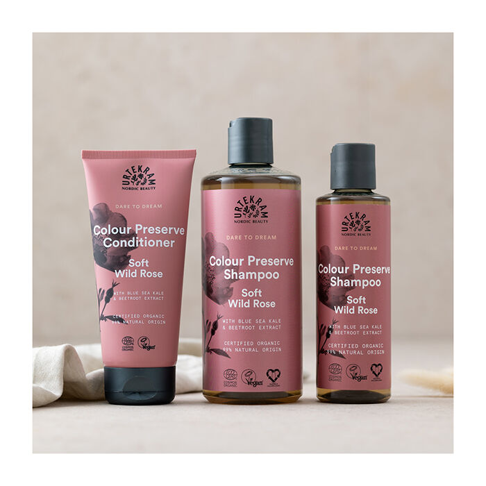 Schampo Soft Wild Rose F&ouml;r F&auml;rgat H&aring;r 500 ml