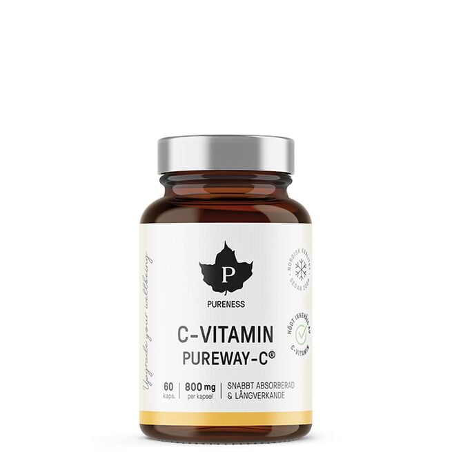 Pureway C-vitamin 60 kapslar Pureway C-vitamin Långverkande 60 kapslar
