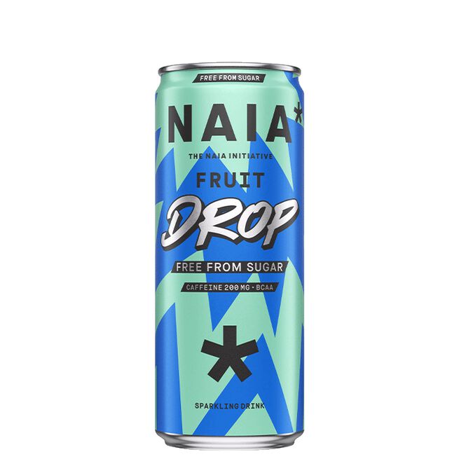 12 x NAIA* Energy Drink, 330 ml, Fruit Drop BCAA 