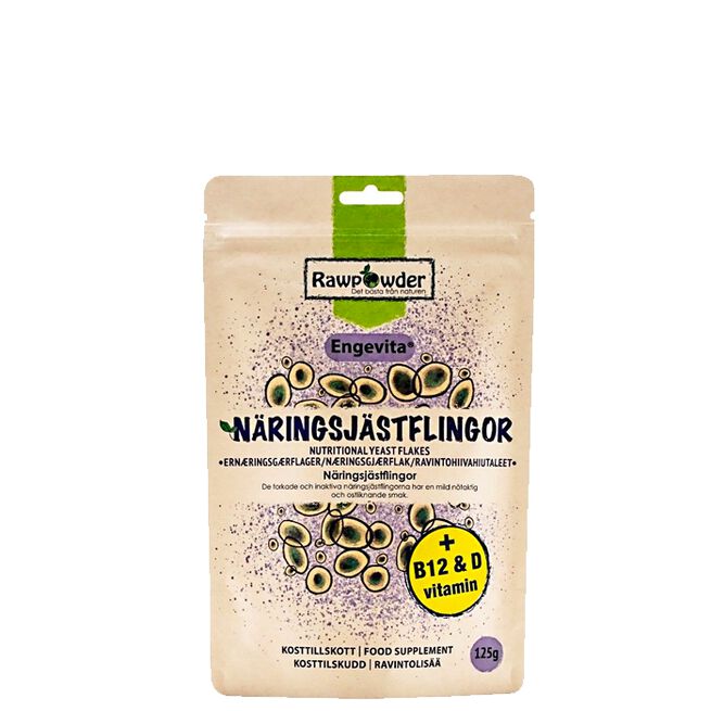 Näringsjästflingor B12 Och D-vitamin 125 g Näringsjästflingor B12 Och D-vitamin 125 g