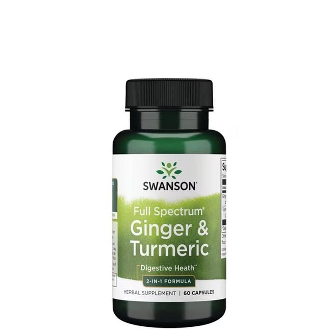 Full Spectrum Ginger & Turmeric 2-in-1 Formula 60 kapslar  Full Spectrum Ginger & Turmeric 2-in-1 Formula 60 kapslar