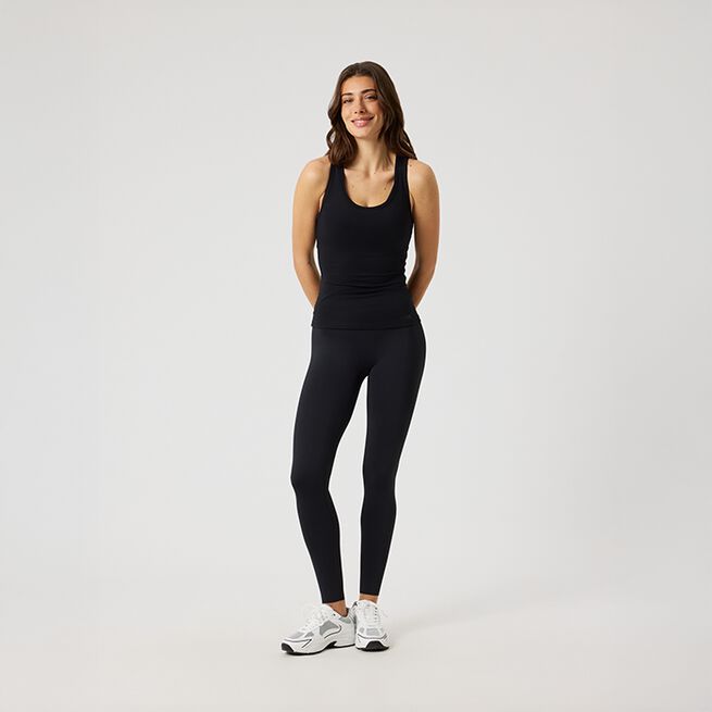 Borg Soft Racerback Tank Top, Black Beauty, L  Borg Soft Racerback Linne Svart