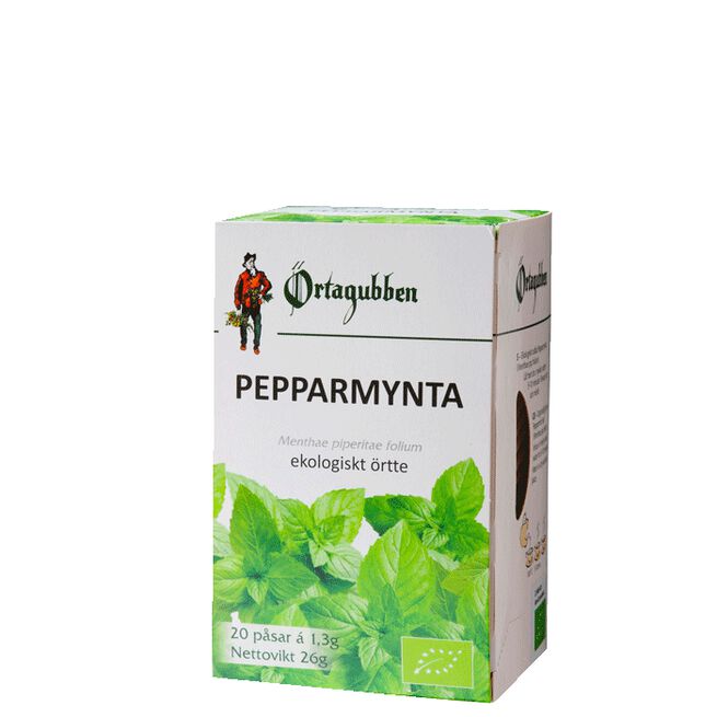 Pepparmynta Blad Te, 20 påsar