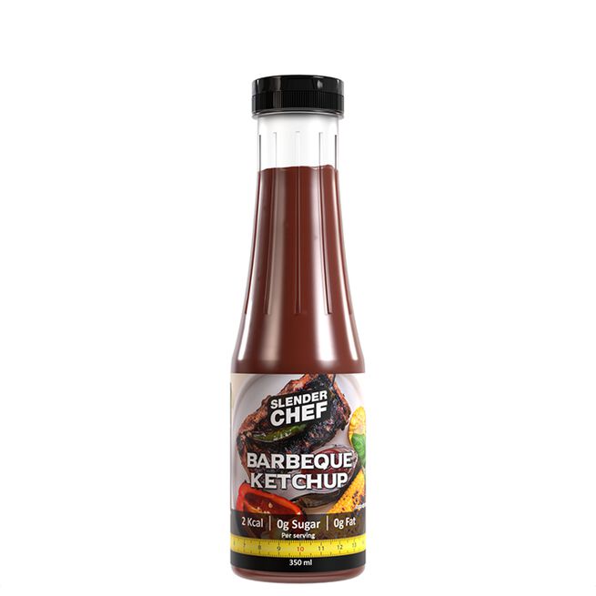 BBQ Ketchup, 350ml Slender Chef Kalorisnål sås 350 ml BBQ Ketchup
