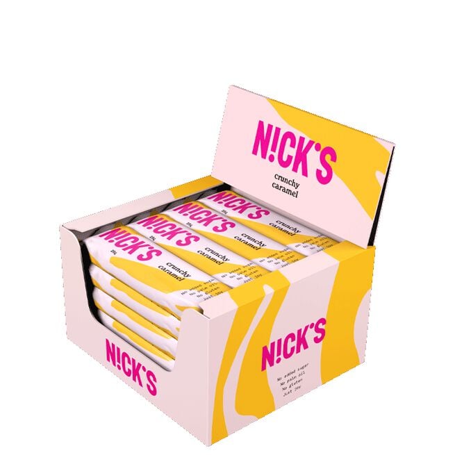 Nicks Crunchy Caramel 21 x NICKS Chokladbars 28 g Crunchy Caramel Caramel