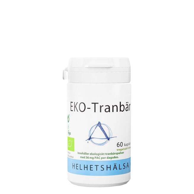 Helhetshälsa EKO-Tranbär, 516 mg, 60 kapslar EKO-Tranbär 516 mg 60 kapslar