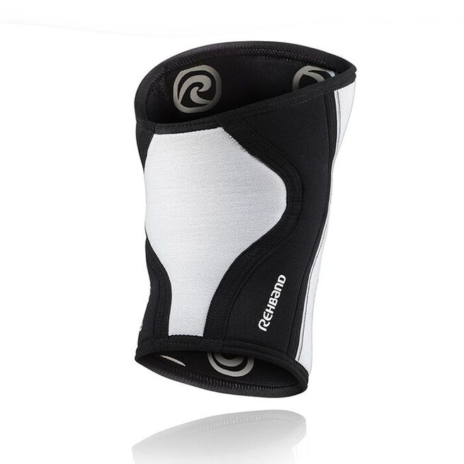 RX Knee Sleeve, 7mm, White/Black, S  RX Knäskydd 7mm Vit/Svart