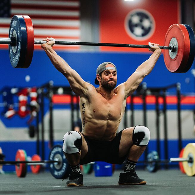 RX Knee Sleeve, 5mm, White/Black, XS  RX Knäskydd 5mm Vit/Svart