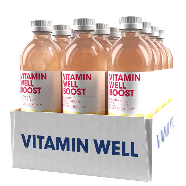 12 x Vitamin Well, 500ml, Boost  12 x Vitamin Well Vitamindryck 500ml Boost