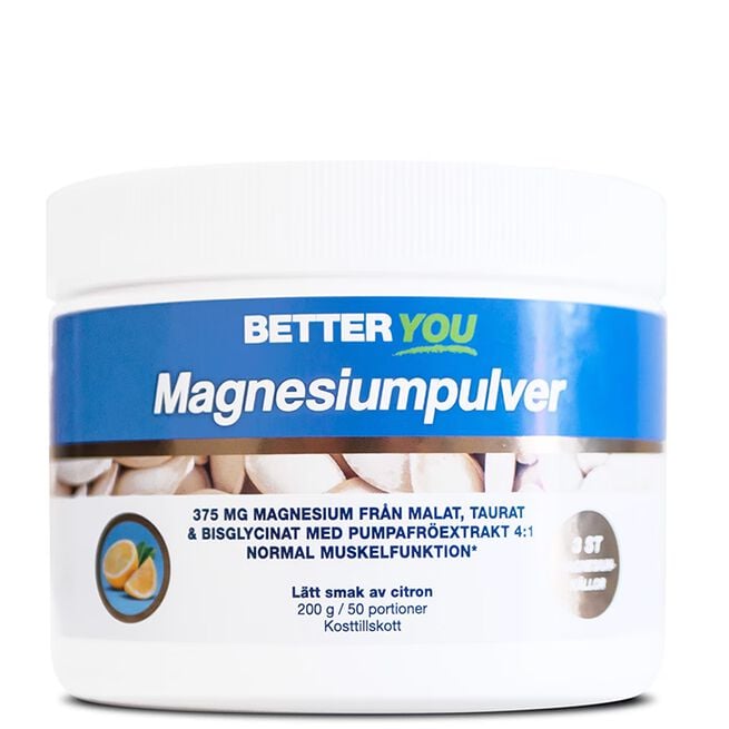 Better You Magnesiumpulver Citron 200 g Magnesiumpulver Citron 200 g