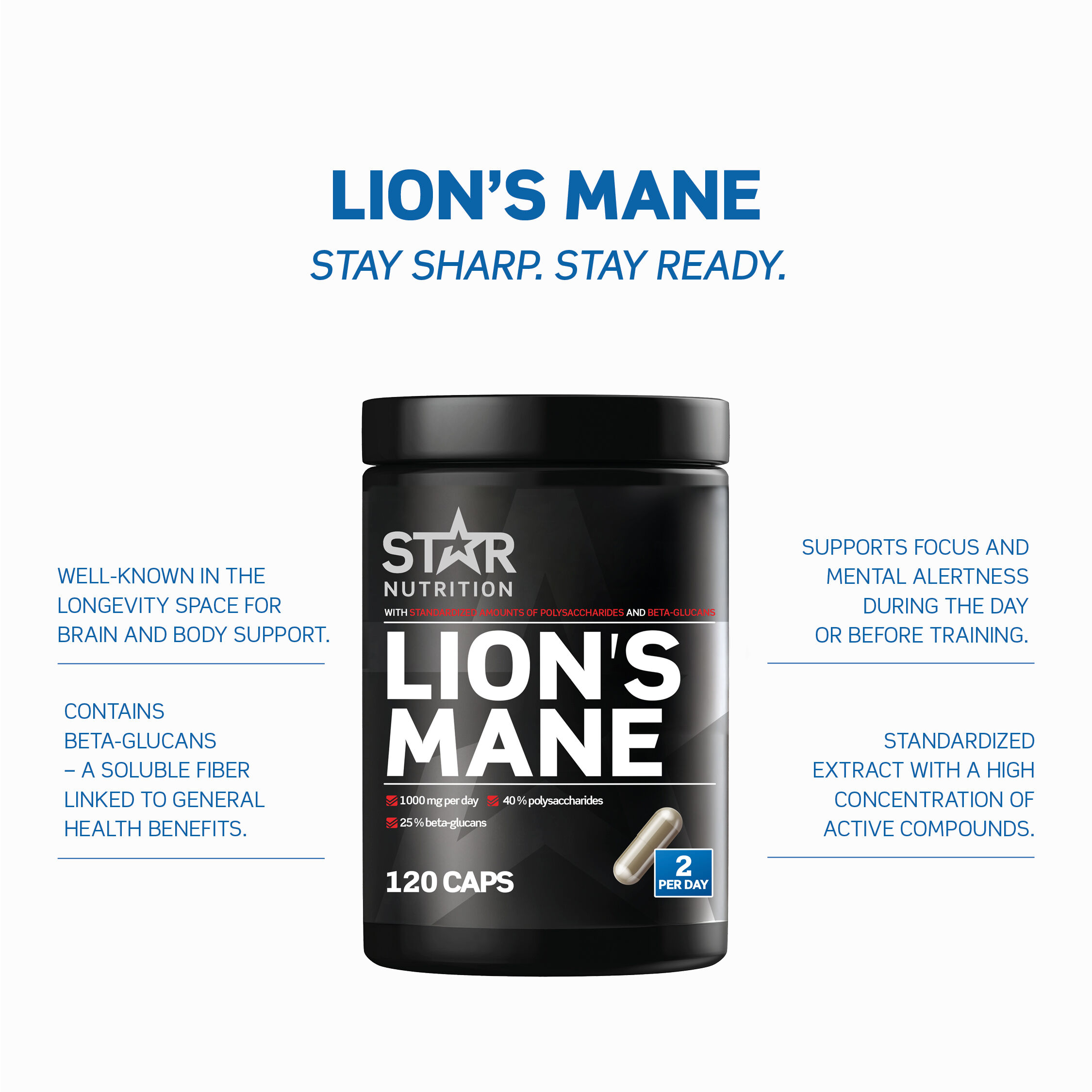 Lion's Mane 120 kapslar