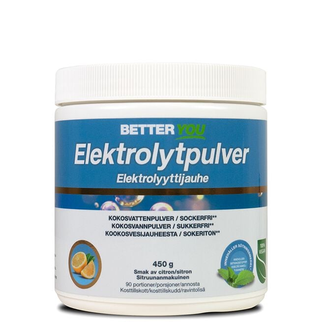 Better You Elektrolytpulver Citron 450 g Elektrolytpulver Citron 450 g