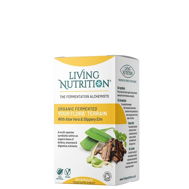 Living Nutrition Your Flora Symbiotic Terrain, 60 kapslar Your Flora Symbiotic Terrain 60 kapslar