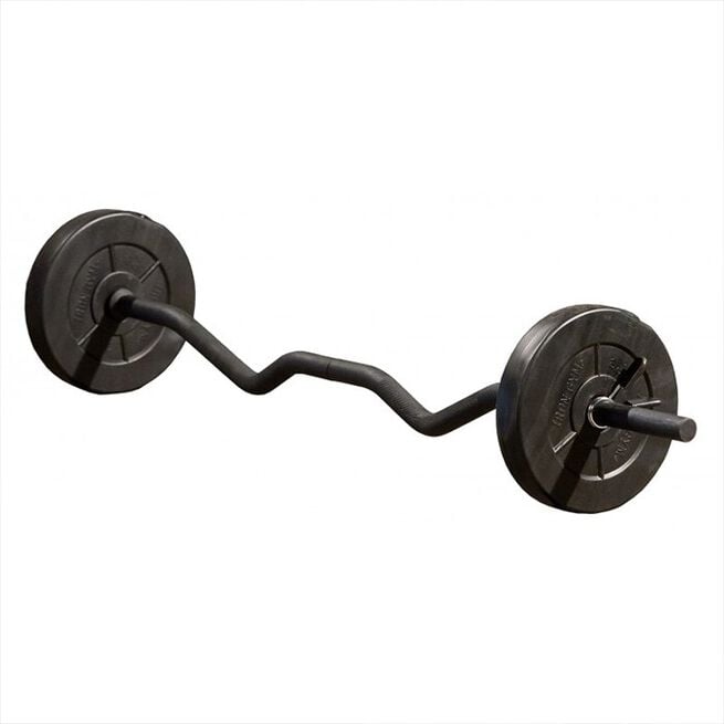 Iron Gym 23kg Adjustable Curl Bar Set Justerbart Curlstångset 23 kg