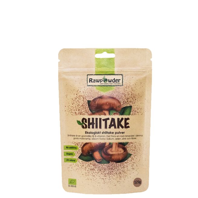 Ekologiskt Shiitakepulver 125 g 