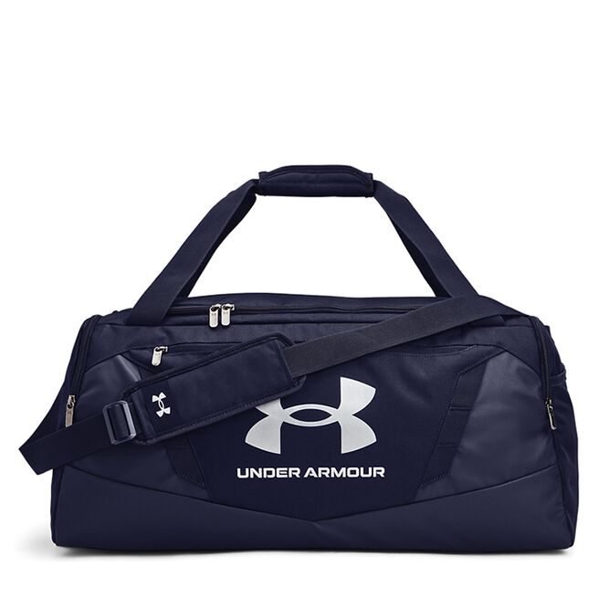 UA Undeniable 5.0 Duffle Medium, Midnight Navy/Metallic Silver UA Undeniable 5.0 Duffle Medium, Midnight Navy/Metallic Silver