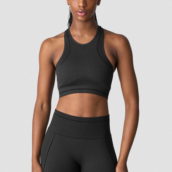 ICIW Endurance Seamless Sports Bra, Dark Grey Endurance Seamless Sport-BH Grå