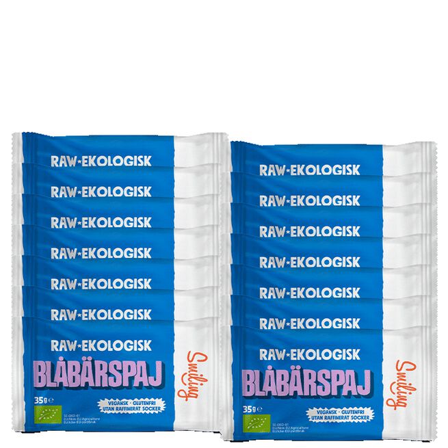12 x Smiling Blåbärspaj, 35 g 12 x Smiling Blåbärspaj, 35 g Blåbärspaj