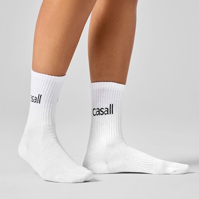 Casall Urban Tube Sock 2-pack, White Casall Urban Tube Sock 2-pack, White