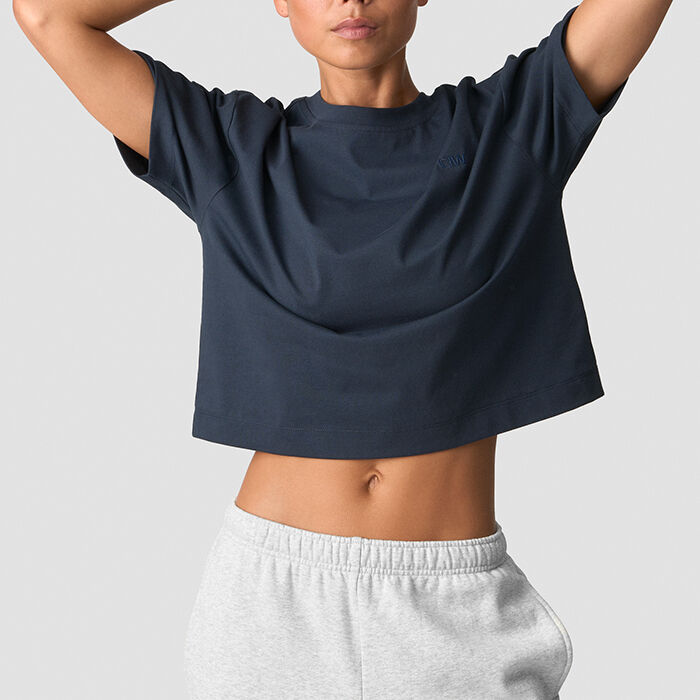 Everyday Cropped T-shirt Bl&aring;