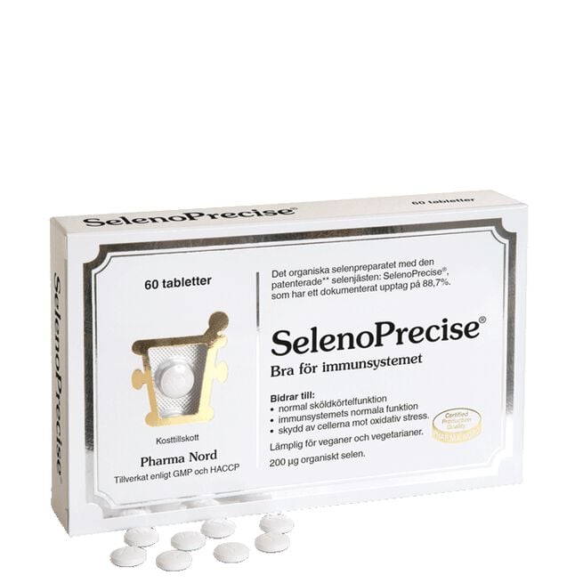 SelenoPrecise Pharma Nord SelenoPrecise 60 tabletter