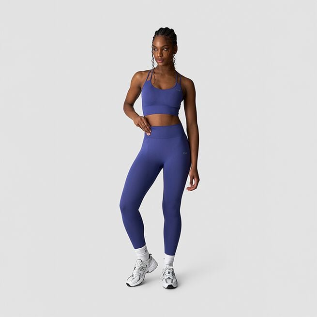 Define Seamless Sports Bra, Dark Slate Blue, L  Define Seamless Sport-bh Mörkblå