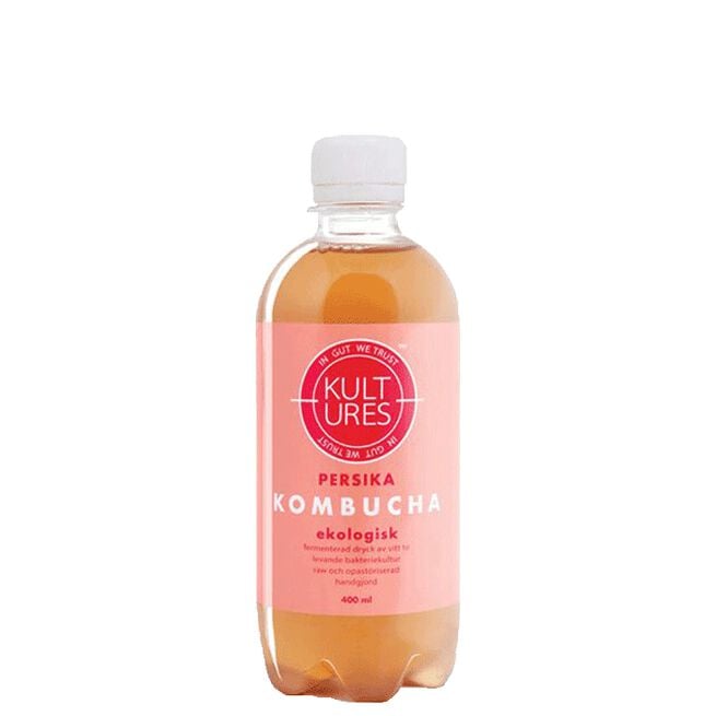 Kultures Kombucha Peach, 400 ml 