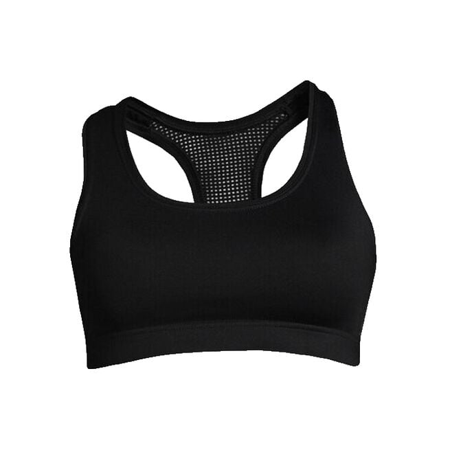 Iconic Sports Bra, Black Casall Sports Wear Women Iconic Sports Bra, Black