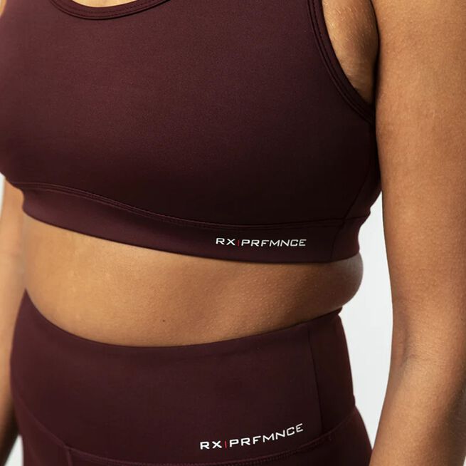 RX Performance Grace Sports Bra, Burgundy Grace Sports Bra, Burgundy