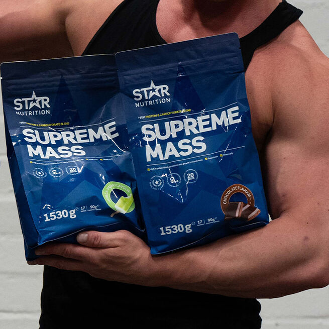 Supreme Mass, 1530 g, Mint Chocolate  Supreme Mass Gainer 1,53 kg Mintchoklad