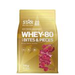 Star nutrition Bites and pieces Whey-80 Raspberry