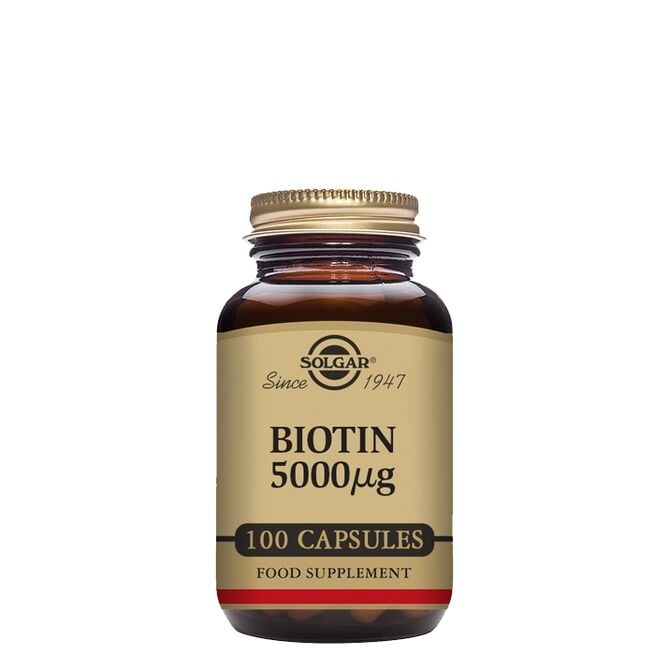 Biotin 5000 mcg 100 kapslar Biotin 5000 mcg 100 kapslar