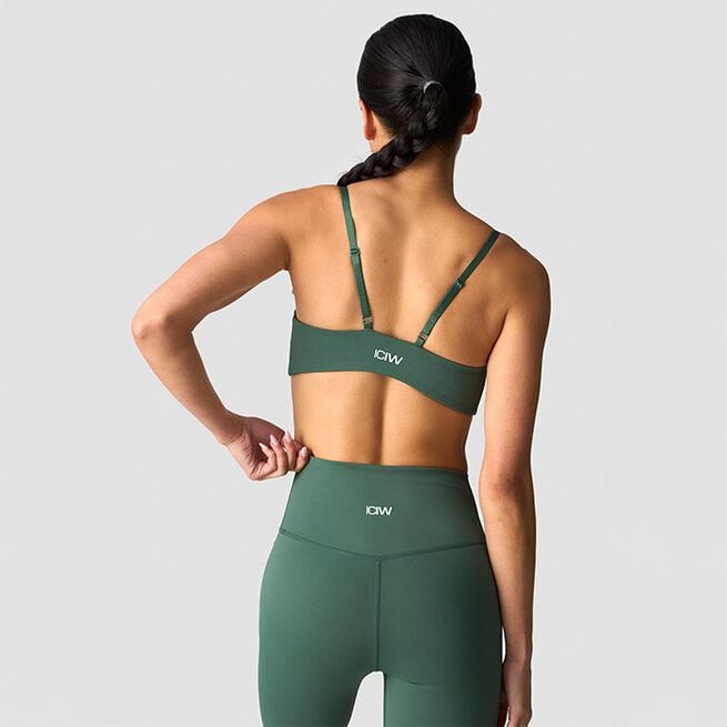 Nimble Adjustable Sports Bra, Moss, L  Nimble Sport-bh Mörkgrön