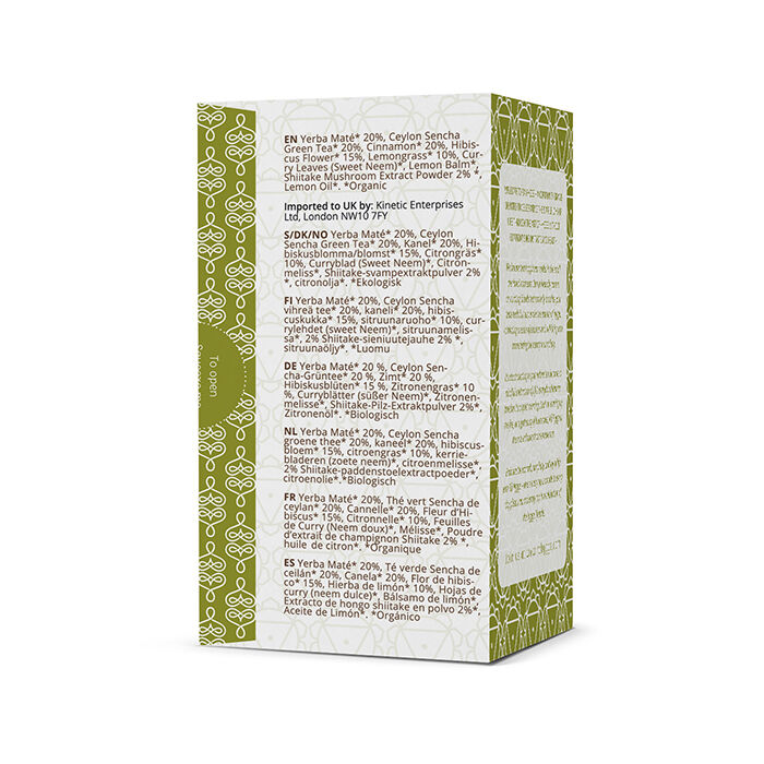 Mat&eacute; Magic med Shiitake extrakt, gr&ouml;ntte och mat&eacute; 16 p&aring;sar EKO