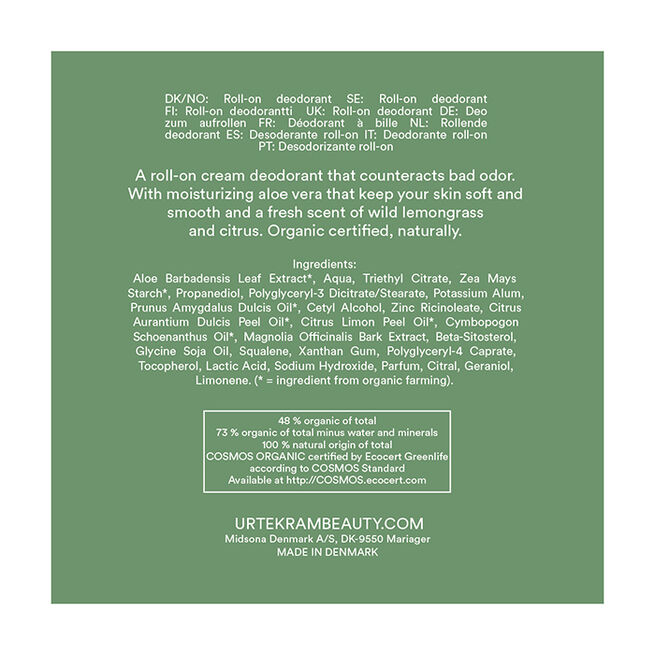 Wild Lemongrass Deo 50 ml  Wild Lemongrass Deo 50 ml