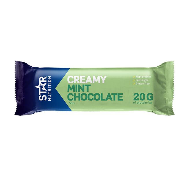 Star nutrition Min chocolate protein bar Proteinbar 55 g Mint Chocolate