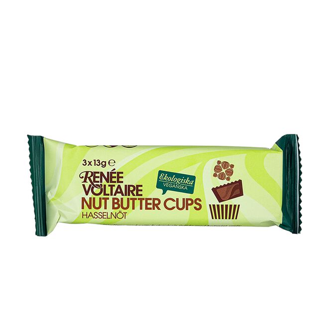 Renee Voltaire Nut Butter Cups Hasselnöt Nötkrämspraliner Hasselnöt 3 x 13 g