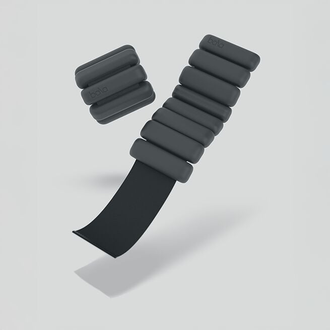 Bala 2lb Ankle/Wright Weights Charcoal Vristvikt 900 g Grå