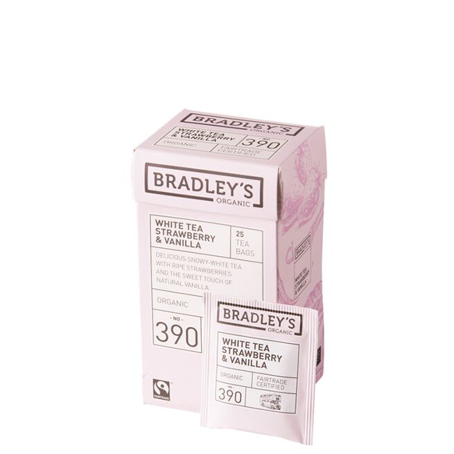 Bradley´s Vitt Te Jordbubbe Och Vanilj 43,75 g Vitt Te Jordbubbe Och Vanilj 43,75 g
