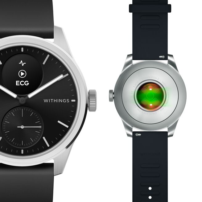 Withings Scanwatch 2, 42mm, Black  Träningsklocka Scanwatch 2 42mm Black